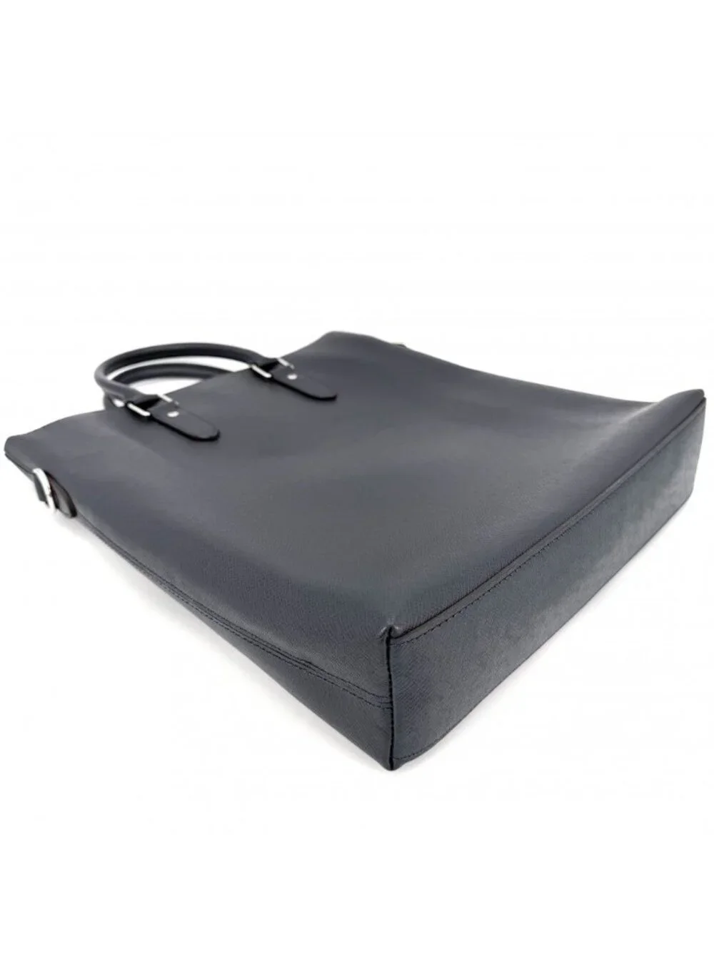Louis Vuitton 2-Way Taiga Anton Tote Shoulder Bag Crossbody Business Navy